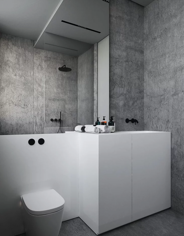 Интерьер варшавской квартиры в серых тонах Интерьер варшавской квартиры в серых тонах