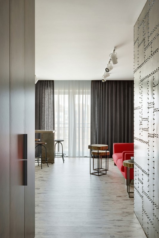 Минималистский интерьер квартиры в Киеве