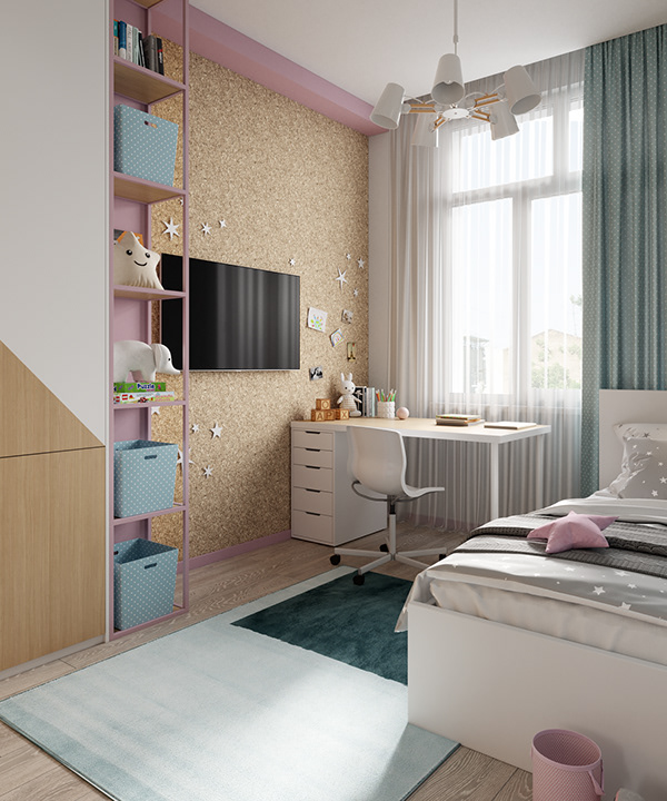 Современный интерьер – квартира в теплых тонах