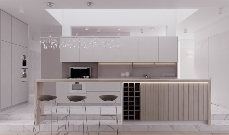 Уютный дом с нейтральной цветовой палитрой Уютный дом с нейтральной цветовой палитрой