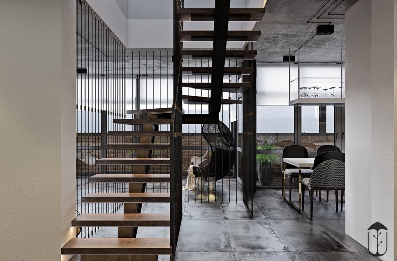 Двухуровневая квартира в Вильнюсе, Литва