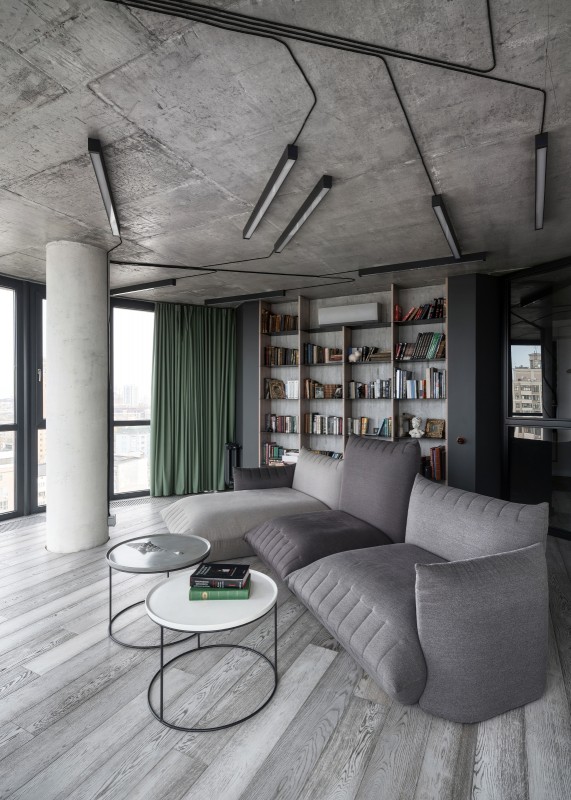 Индустриальный стиль интерьера квартиры