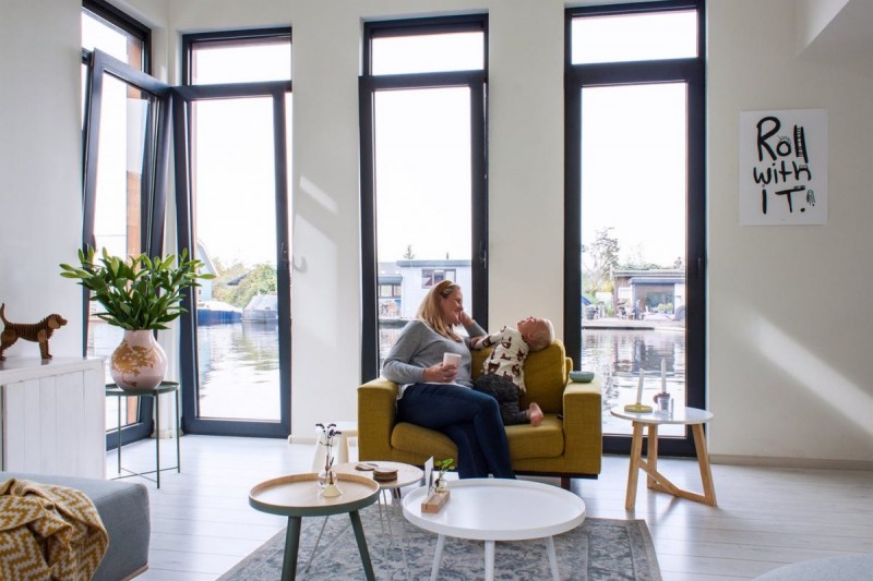 Интерьер дома-эллинга в Амстердаме