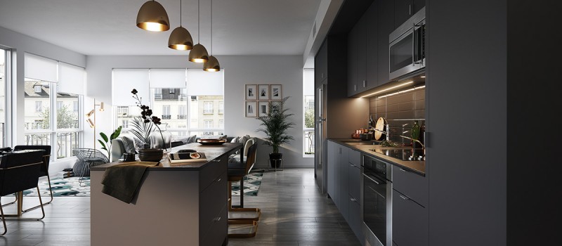 Интерьер просторных светлых апартаментов Интерьер просторных светлых апартаментов