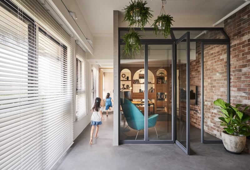 Интерьер семейного дома в Тайбэе Интерьер семейного дома в Тайбэе