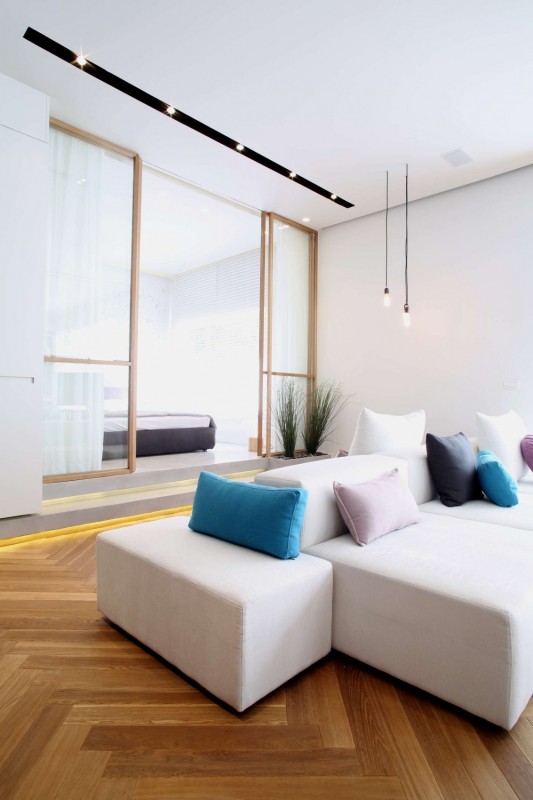 Минималистский интерьер квартиры в Тель-Авиве Минималистский интерьер квартиры в Тель-Авиве