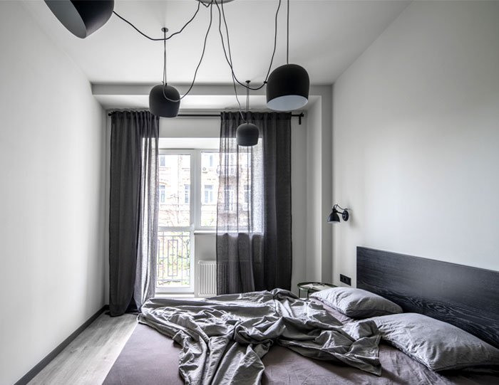 Простой, элегантный и современный интерьер небольшой киевской квартиры
