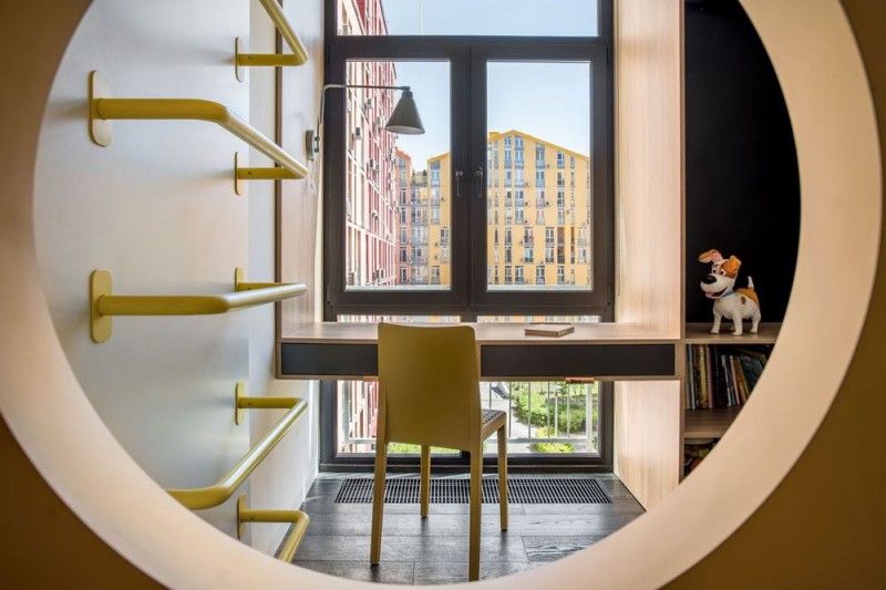 Стеклянные стены для зонирования киевской квартиры Стеклянные стены для зонирования киевской квартиры