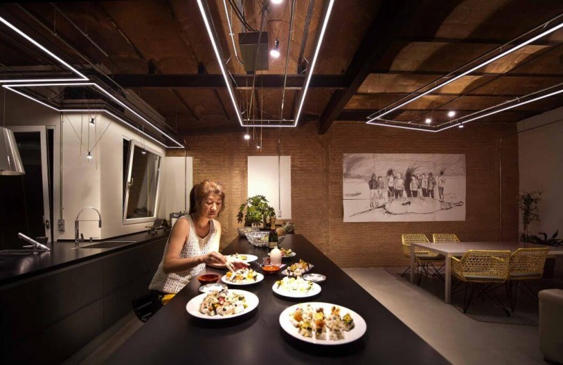 Светлая квартира в индустриальном стиле Светлая квартира в индустриальном стиле