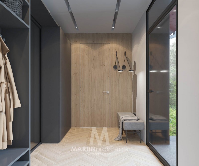 Апартаменты, оформленные в успокаивающей цветовой палитре