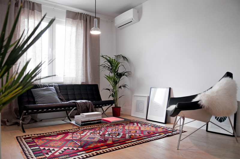 Эклектичный дизайн апартаментов