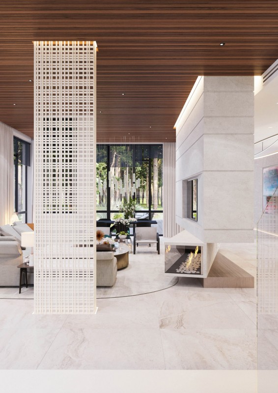 Интерьер роскошного загородного дома Интерьер роскошного загородного дома