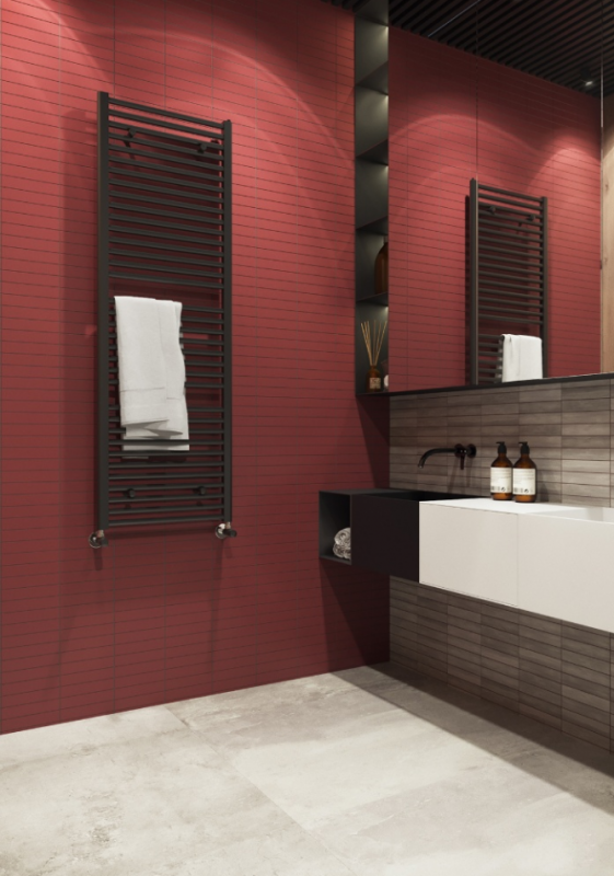 Использование традиционной восточной красной и черной гаммы в сочетании с прохладным серым Использование традиционной восточной красной и черной гаммы в сочетании с прохладным серым