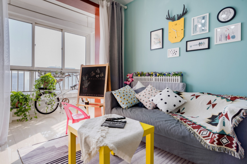 Яркая квартира в городе Сиань, Китай Яркая квартира в городе Сиань, Китай