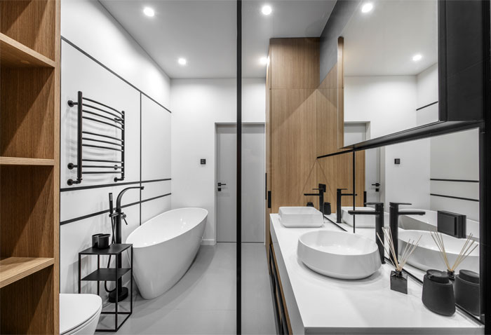 Небольшая квартира с открытой планировкой в Вильнюсе