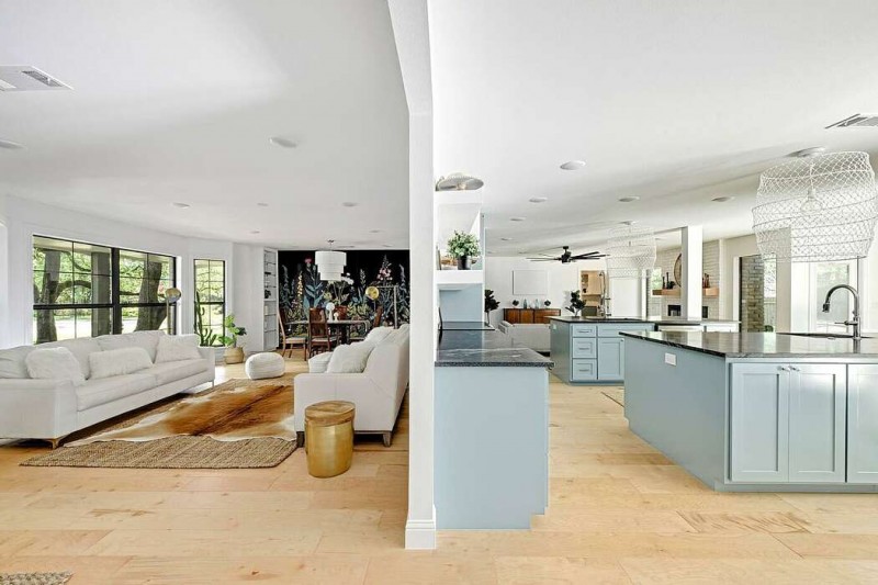 Резиденция середины ХХ века в Остине, штат Техас