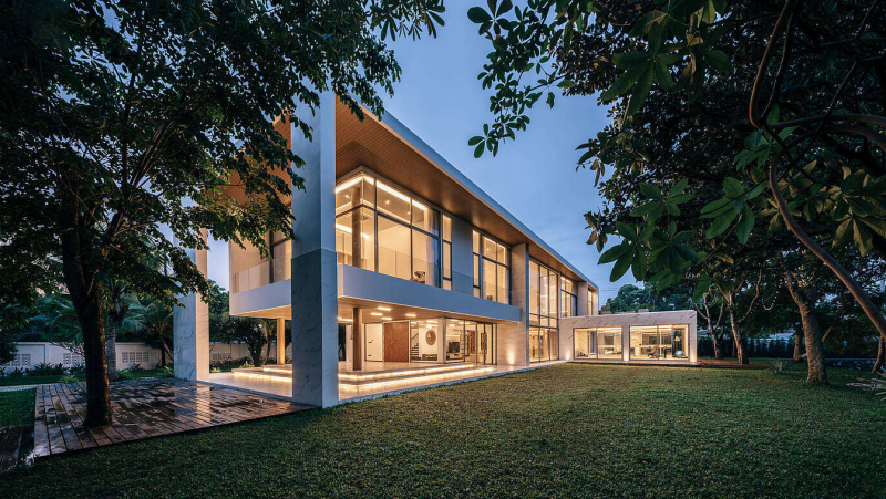 Современная двухэтажная вилла, расположенная в Накхонситхаммарате, Таиланд Современная двухэтажная вилла, расположенная в Накхонситхаммарате, Таиланд