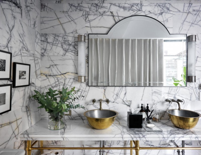 Современная квартира в Тайбэе площадью 132 м2