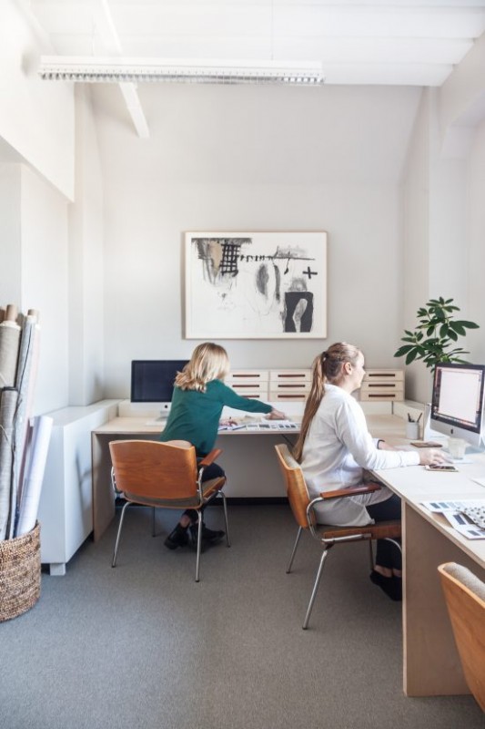 Спокойная атмосфера в дизайне творческой студии в Гааге