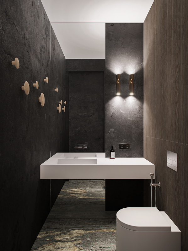 Загородный дом, оформленный в натуральных тонах