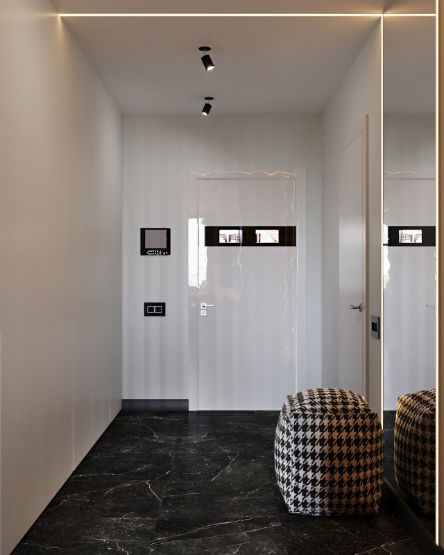 Гармоничное сочетание цветов в интерьере минской квартиры