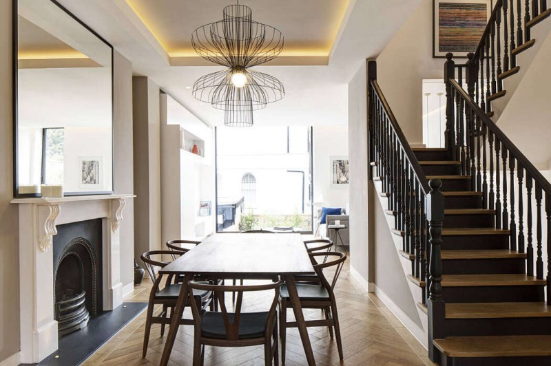 Интерьер дома с террасой в Лондоне