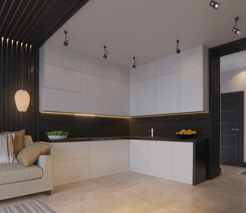 Интерьер квартиры площадью 78 кв.м.