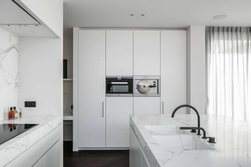 Интерьер пентхауса в Бельгии