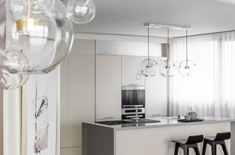 Интерьер квартиры в нежных тонах