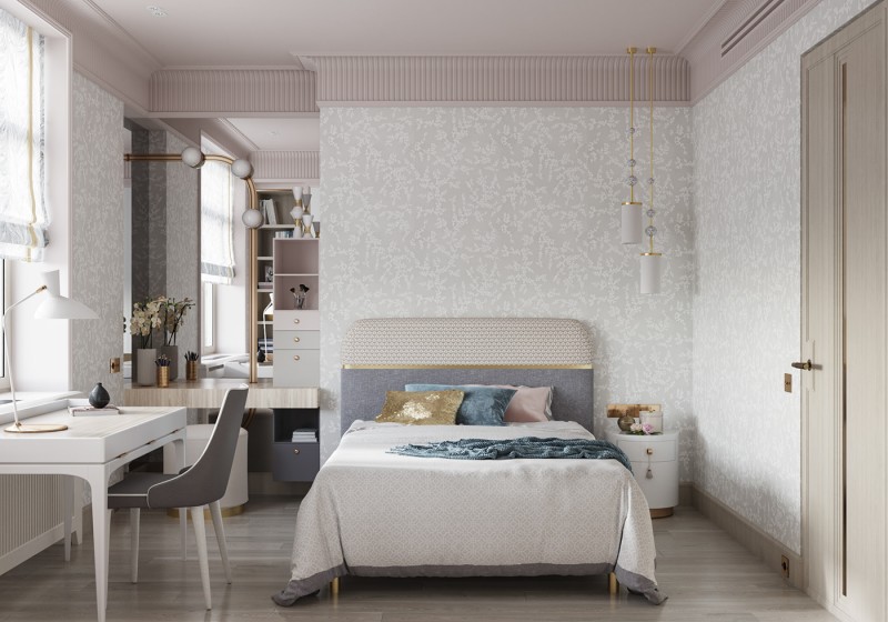 Квартира, оформленная в приглушенных тонах