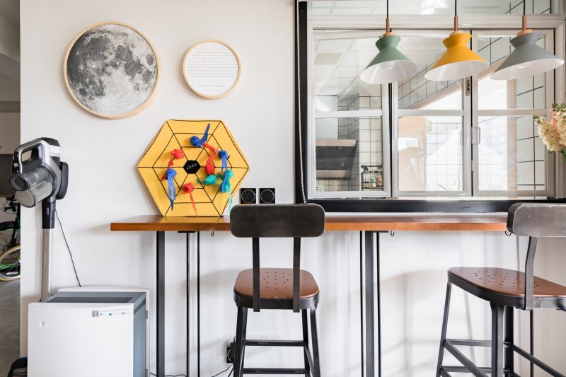 Апартаменты, оформленные в теплых тонах в городе Сиань, Китай