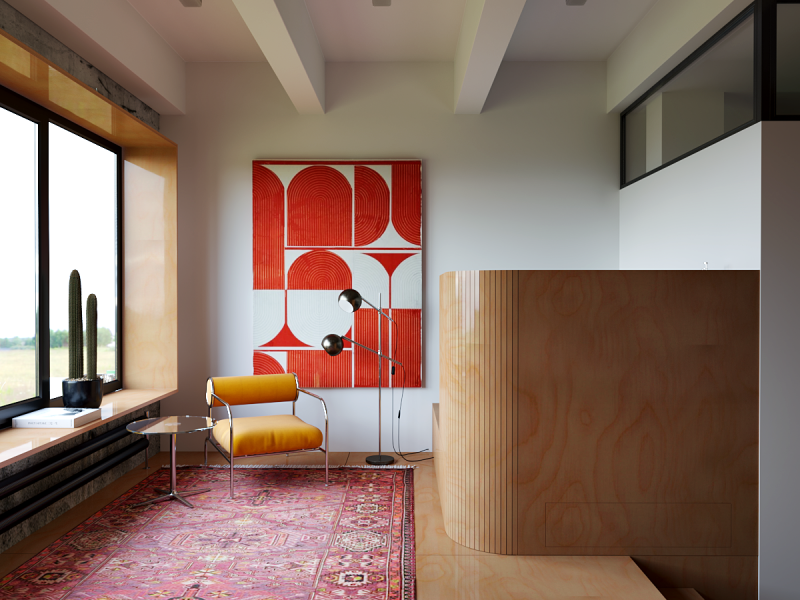 Дизайн компактной студии