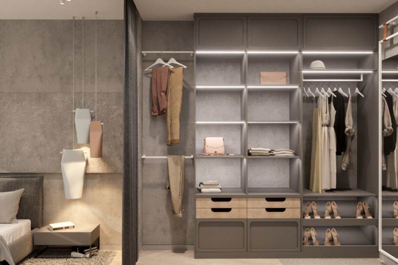 Дизайн квартиры, спроектированной для молодой девушки