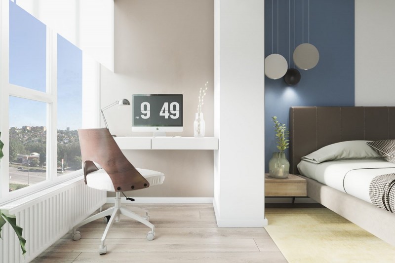 Функциональная светлая квартира для молодой семьи