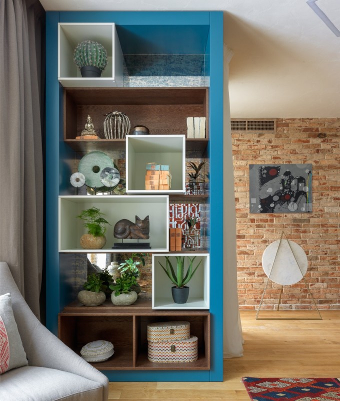 Красочный причудливый интерьер в таунхаусе Красочный причудливый интерьер в таунхаусе