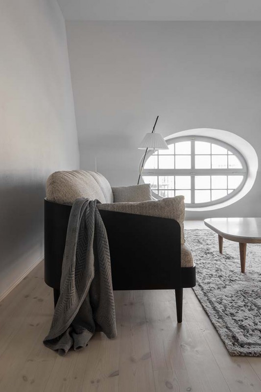 Квартира в мансарде многоквартирного дома 1911 года постройки в Кракове