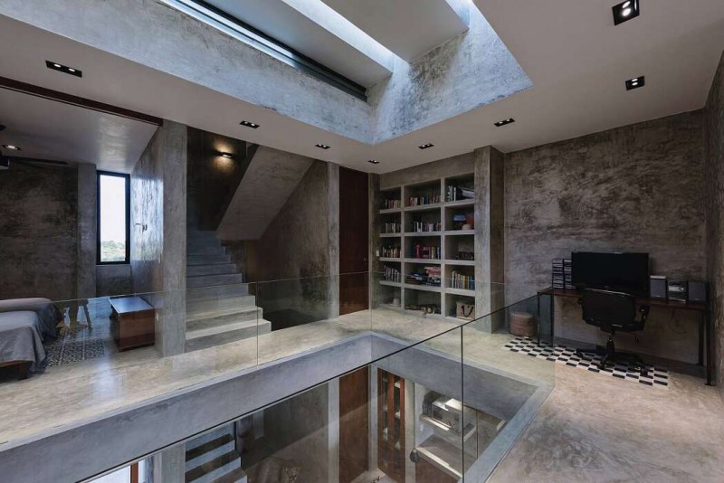 Бетонный пляжный дом на побережье Юкатана в Мексике Бетонный пляжный дом на побережье Юкатана в Мексике