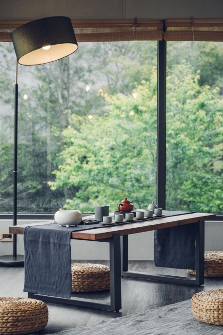 Чайхана Tryngoal Teahouse в горах Алишань на Тайване
