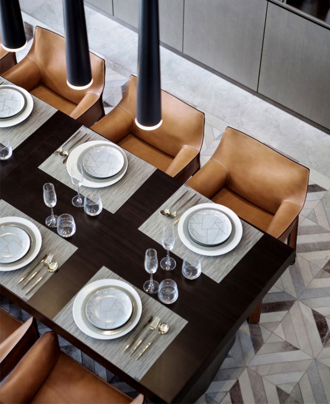 Элегантный интерьер апартаментов в городе Чжухай, Китай