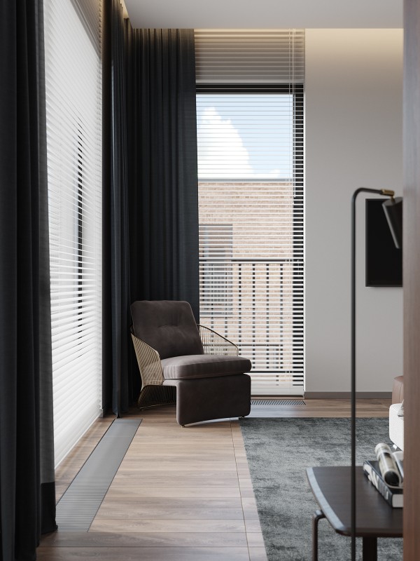 Интерьер загородного дома с террасой на крыше площадью 250 кв.м. Интерьер загородного дома с террасой на крыше площадью 250 кв.м.