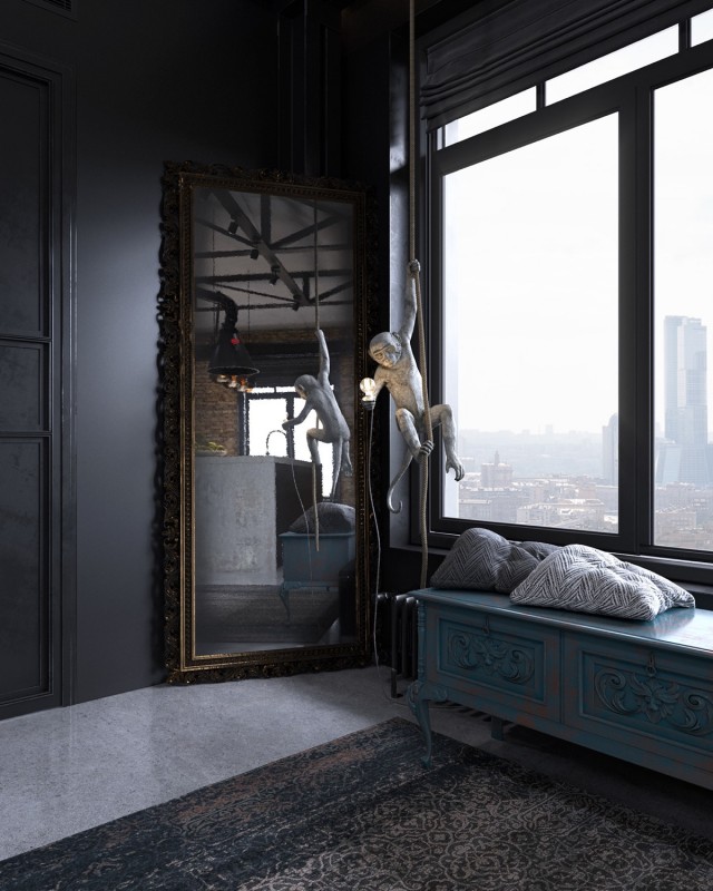 Квартира в индустриальном стиле