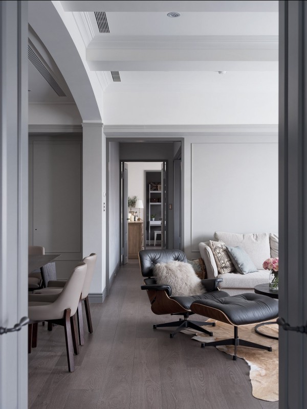 Приятные пастельные оттенки в интерьере квартиры в Тайбэе