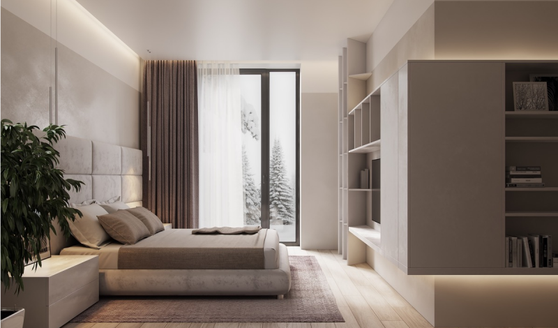 Уютный дом с нейтральной цветовой палитрой Уютный дом с нейтральной цветовой палитрой