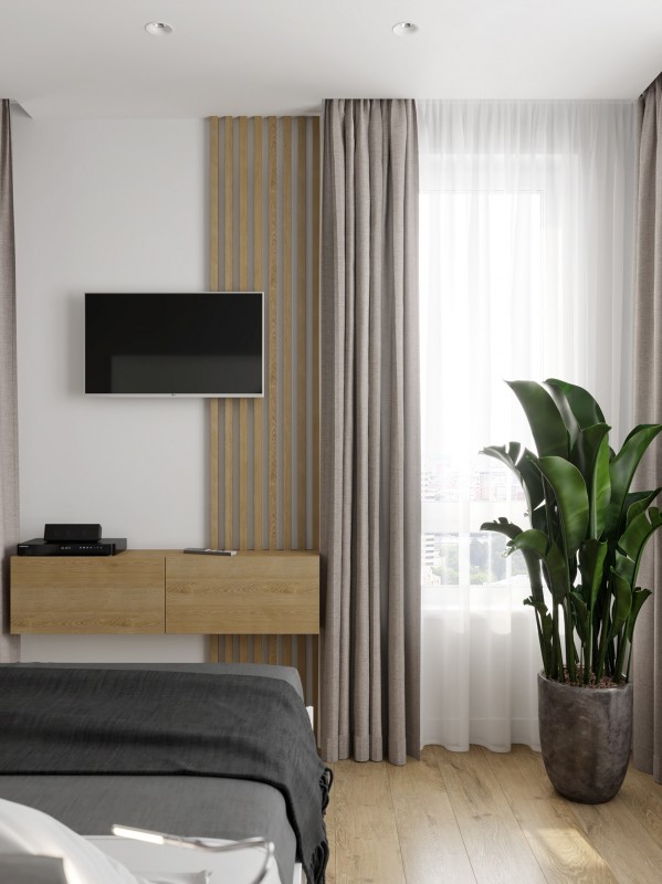 Апартаменты, оформленные в светлых тонах