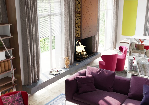 Игра контрастов: темная мебель и светлые стены Игра контрастов: темная мебель и светлые стены