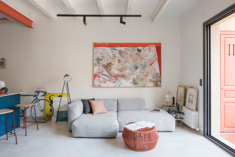 Интерьер апартаментов в здании 1914 года постройки в Барселоне