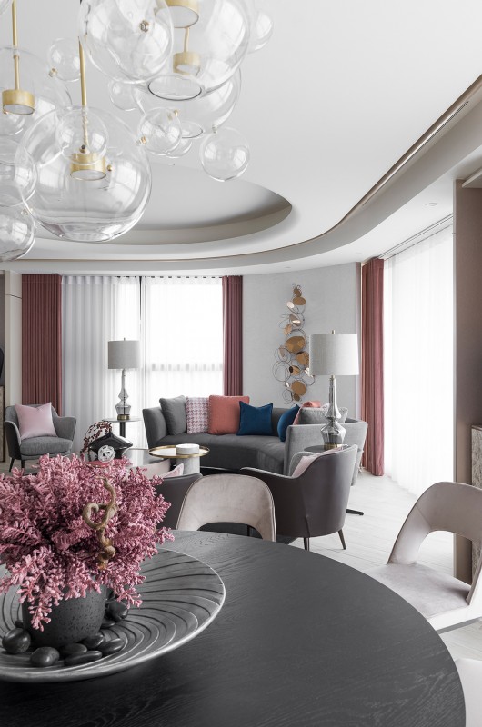 Интерьер квартиры в нежных тонах