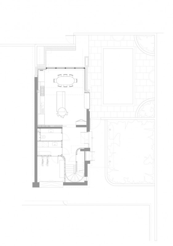Яркие апартаменты в современном поместье середины века в Холланд-Парке, Лондон