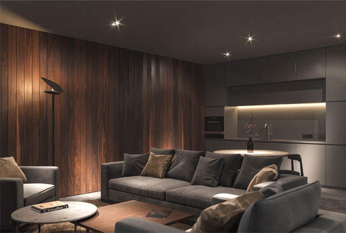 Интерьер дома в лесу под Киевом