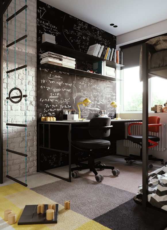 Компактная квартира для семьи с детьми